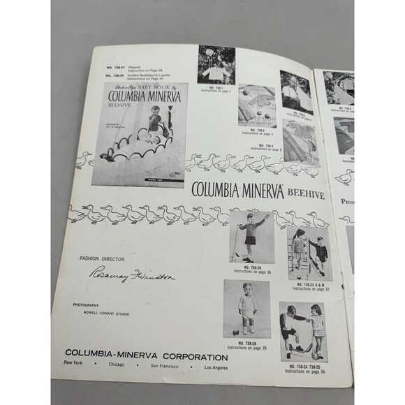 Rock a Bye Baby Book Columbia Minerva Beehive Infant 3 Years Knitting Patterns - Picture 2 of 12